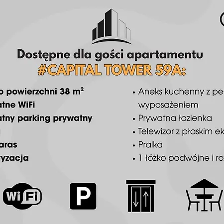 #capitaltower 59a Fv Parking By Okazja Appartement *